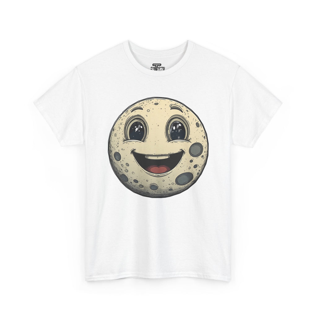Happy Moonface T-Shirt — Cute Vintage Moon