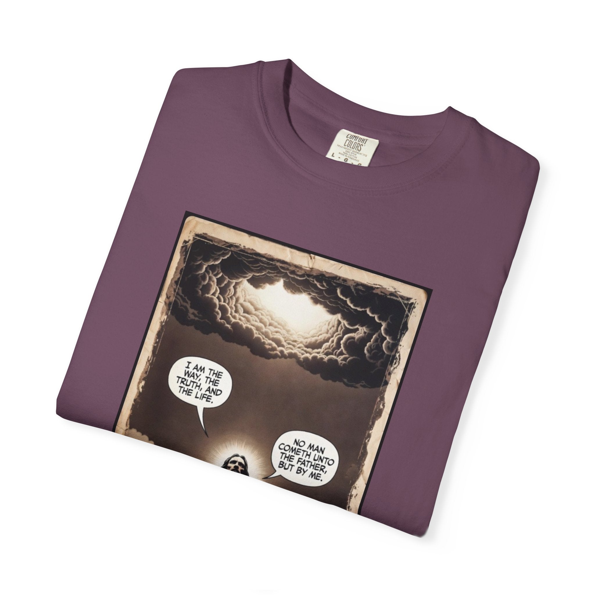 Jesus Comic Panel "I Am The Way" Graphic Tee