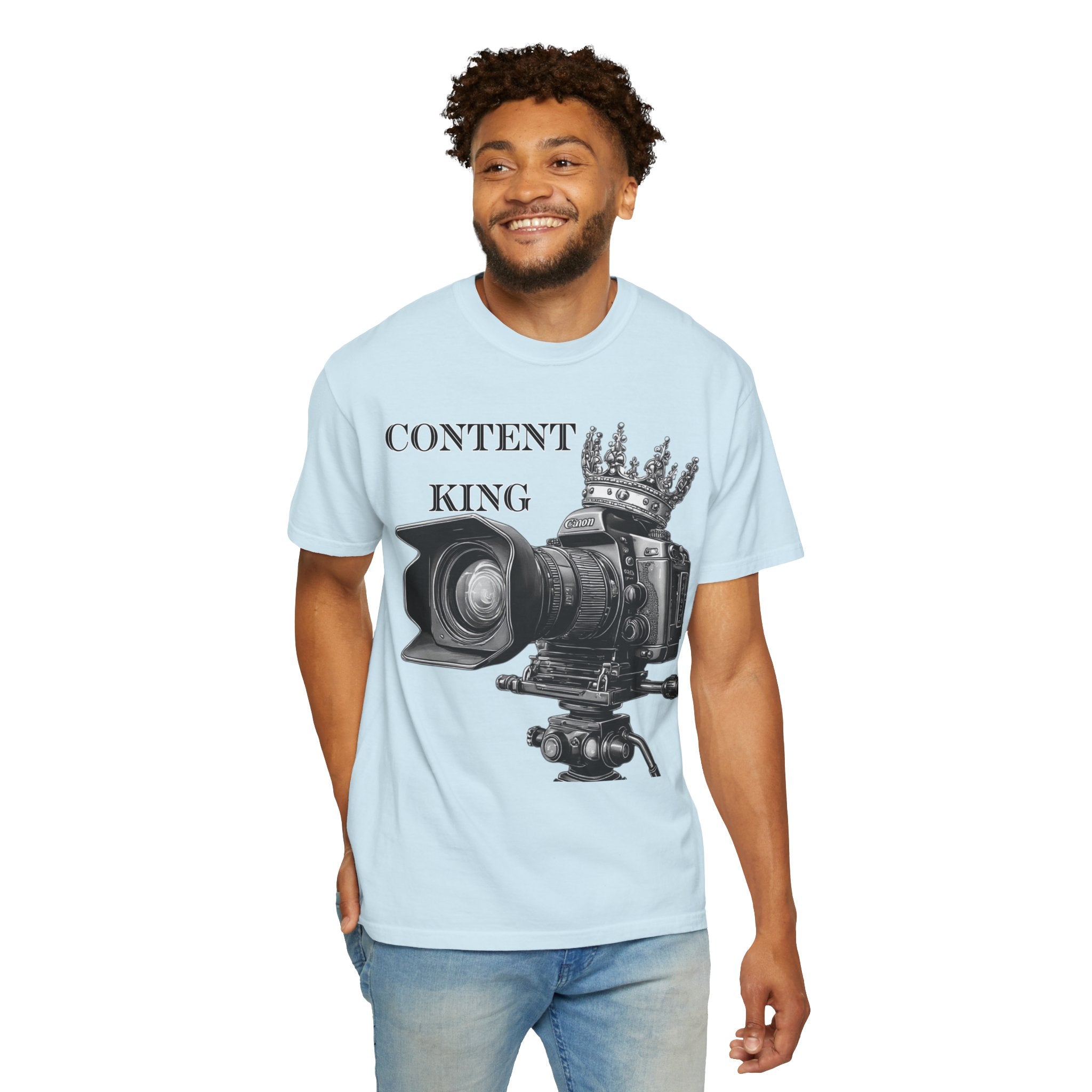 "Content King" Camera Graphic Tee