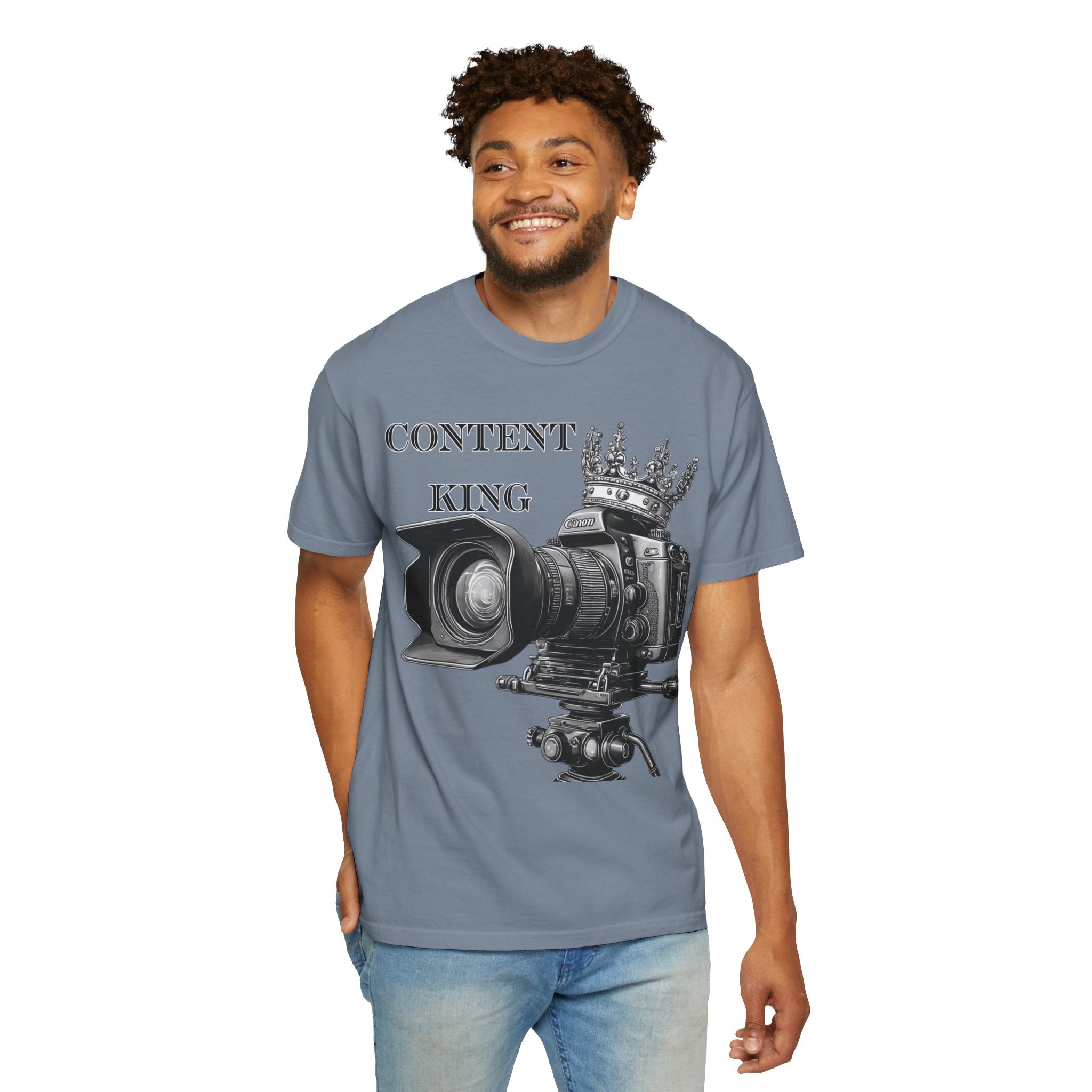 "Content King" Camera Graphic Tee