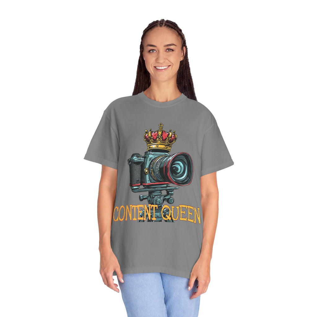 "Content Queen" Camera Graphic Tee