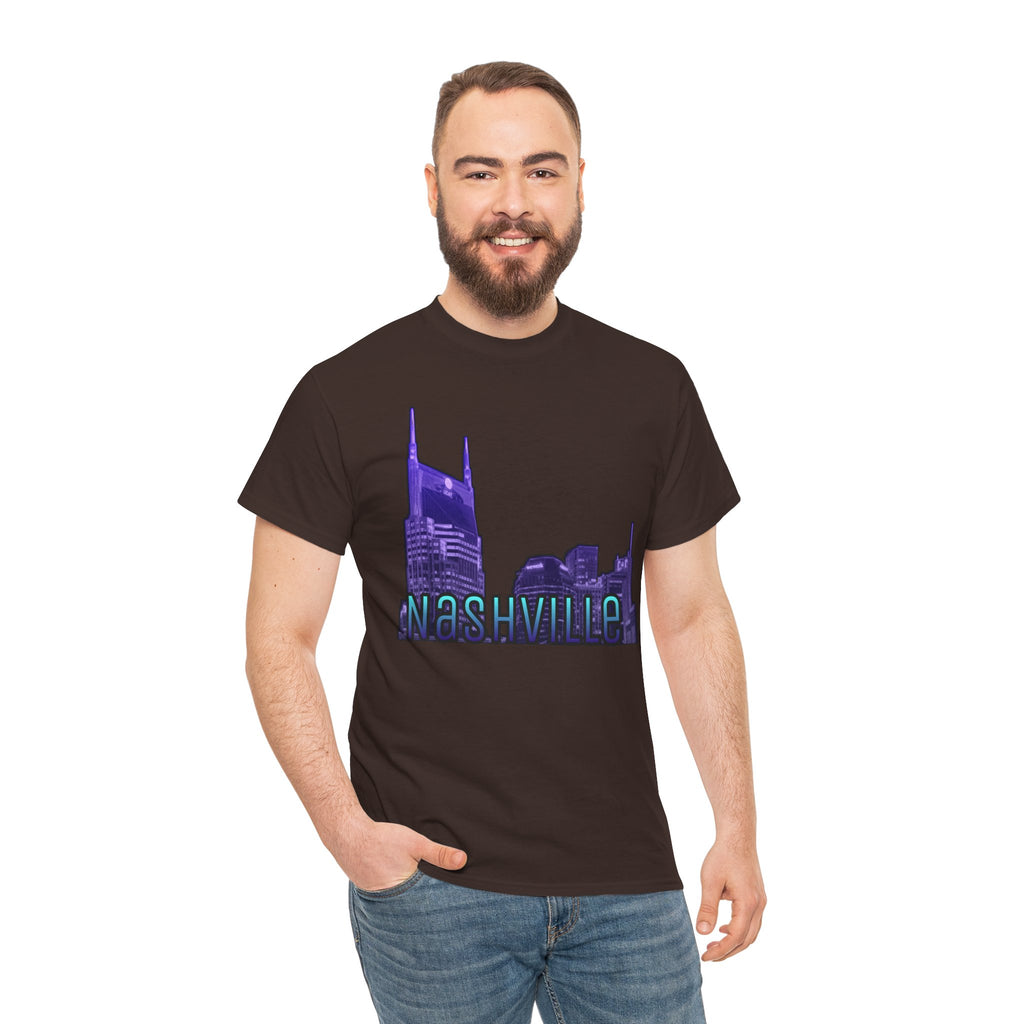"Nashville Skyline" - Nashville Tennessee Graphic Tee