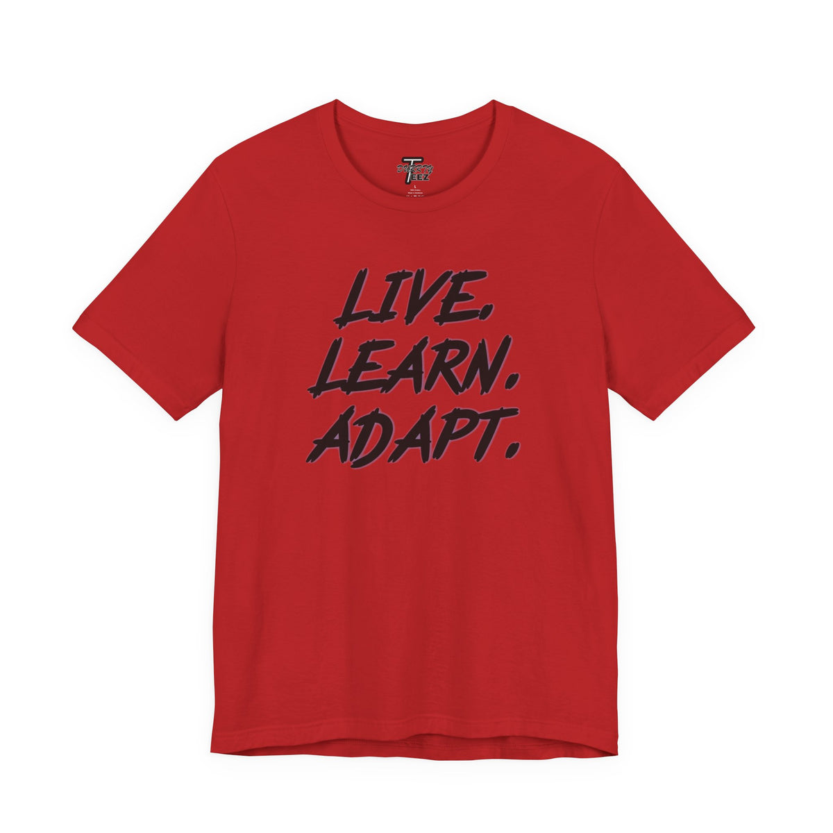 "Live. Learn. Adapt." Inspirational Motivational Graphic Tee