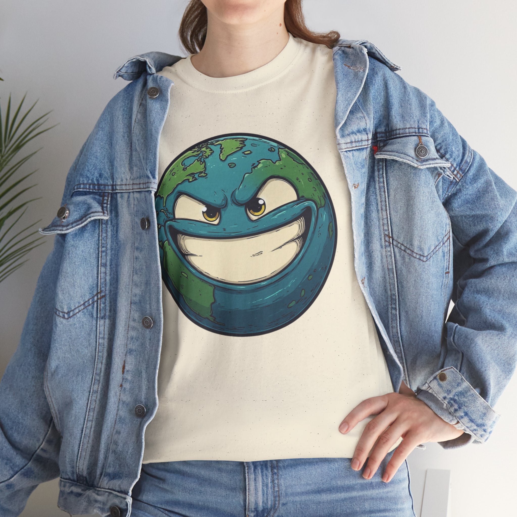 "Smirking Earth" Graphic Tee