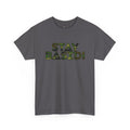 "Stay Based!" Green Camo Graphic Tee