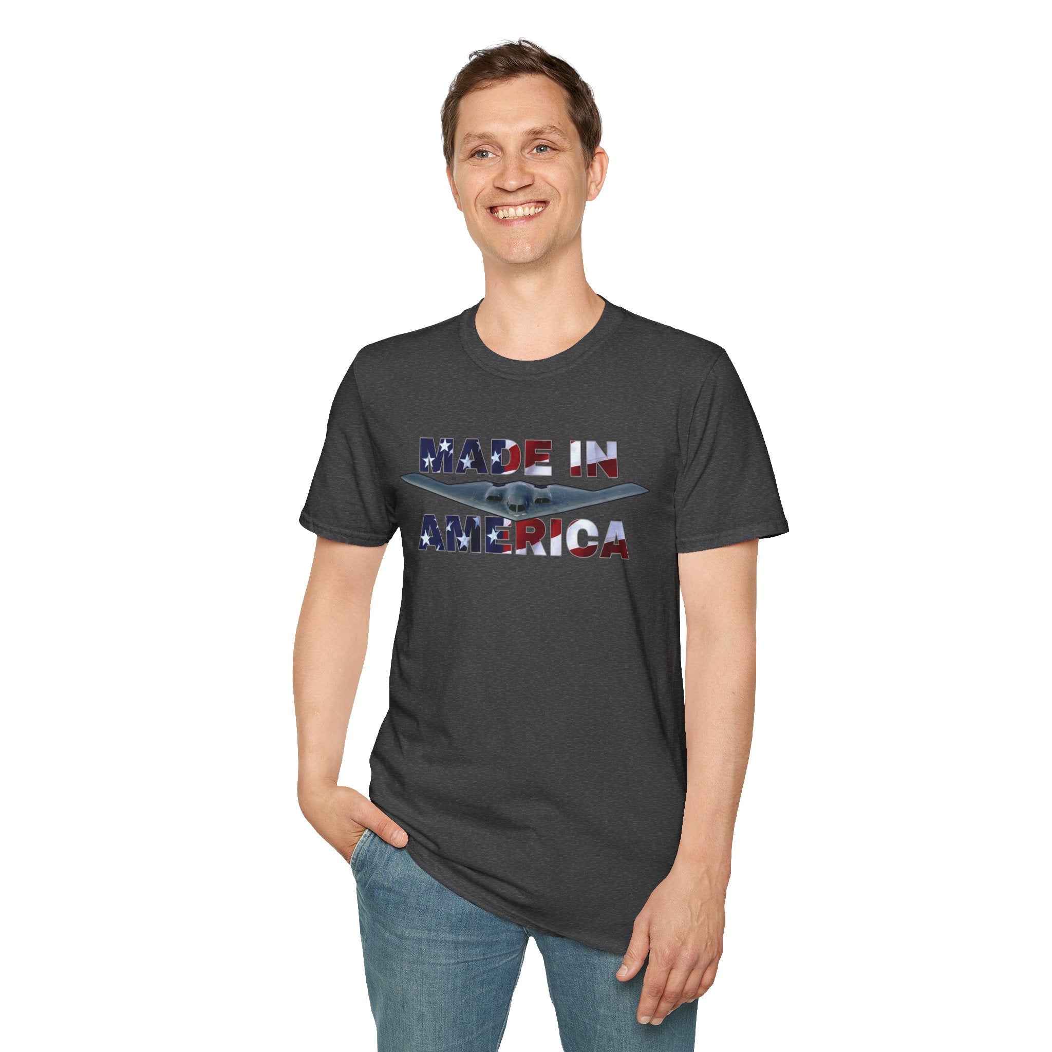 "Made In America" B2 Bomber America 250 Graphic Tee