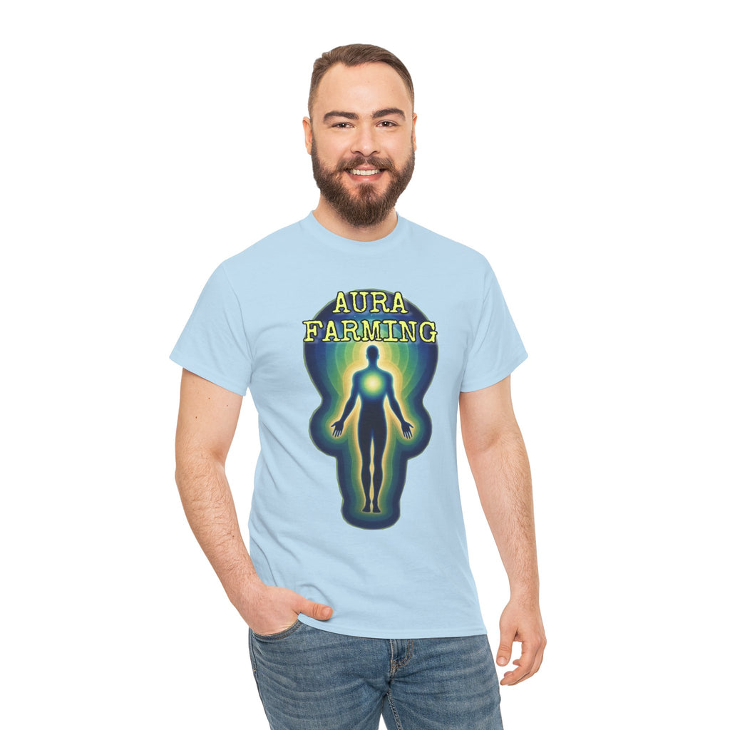 "Aura Farming" — Spiritual Energy Graphic Tee