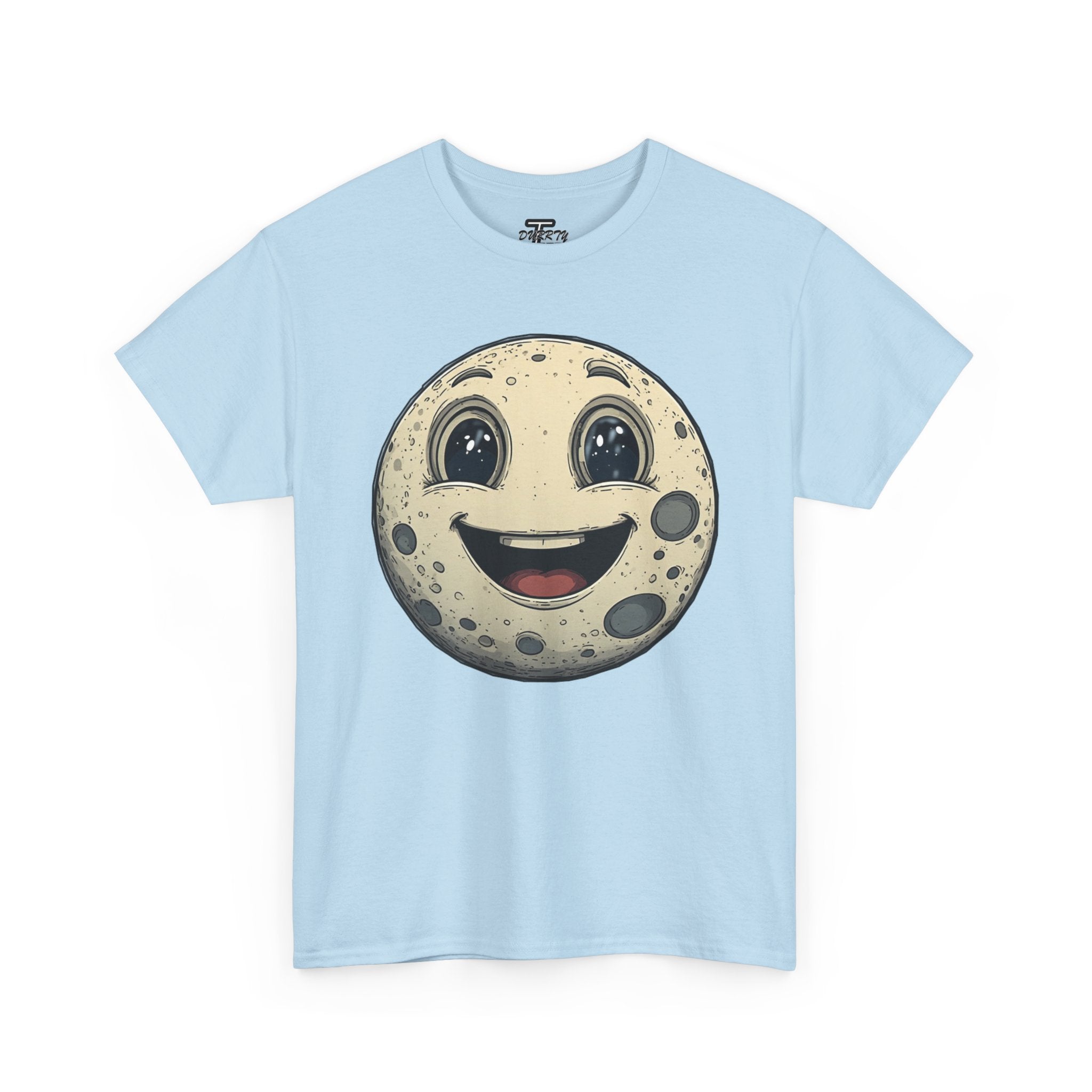 Happy Moonface T-Shirt — Cute Vintage Moon