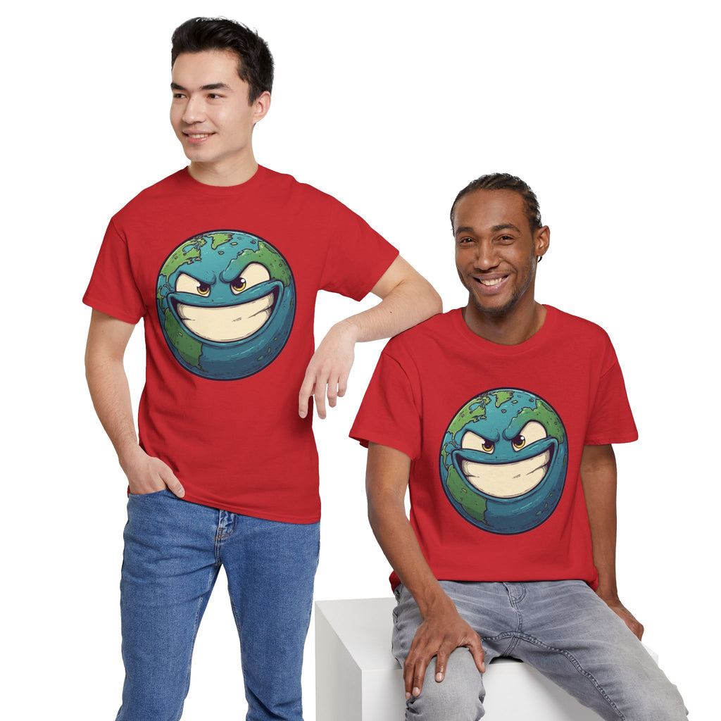 "Smirking Earth" Graphic Tee