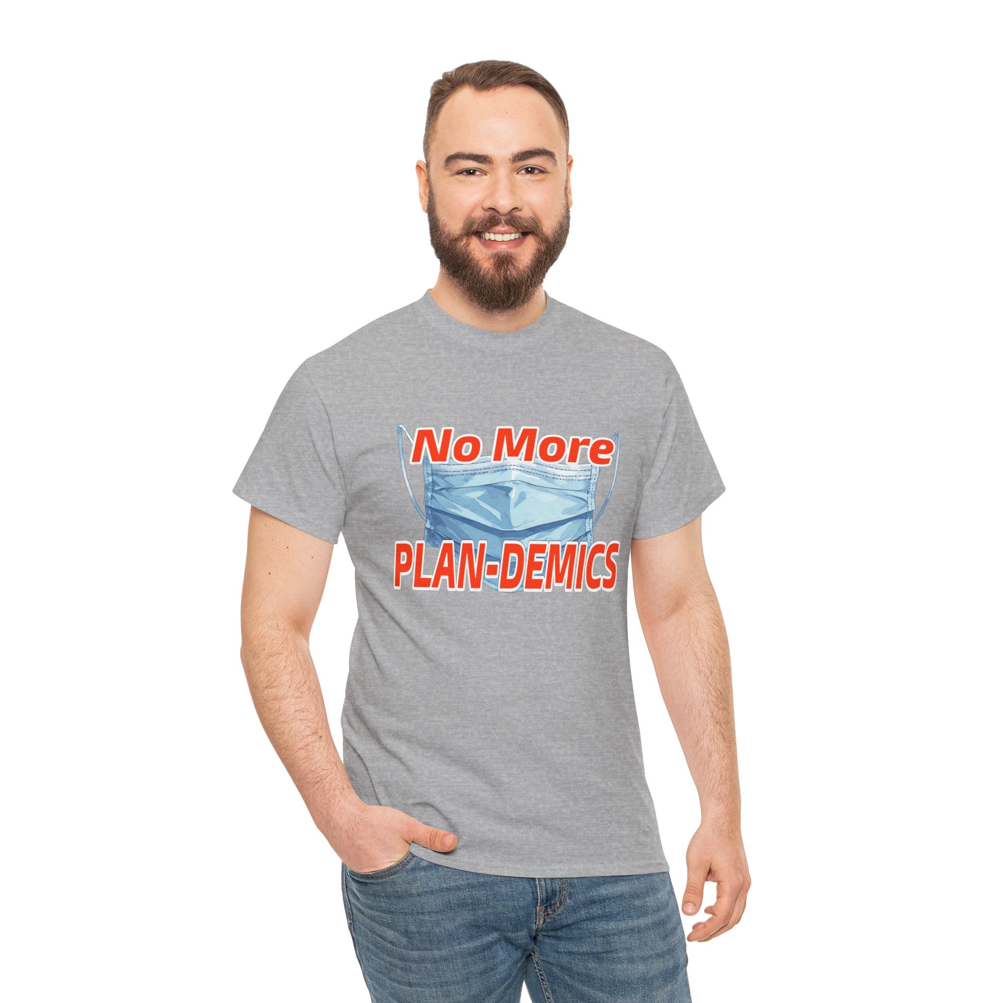 "No More PLAN-DEMICS" Mask Protest Graphic Tee