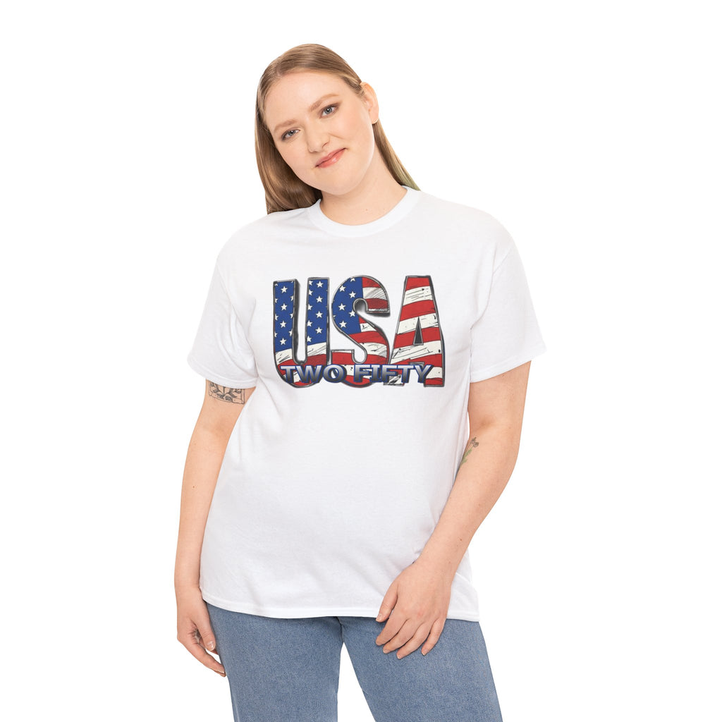"USA Two Fifty" – 250 Years Patriotic America Graphic Tee