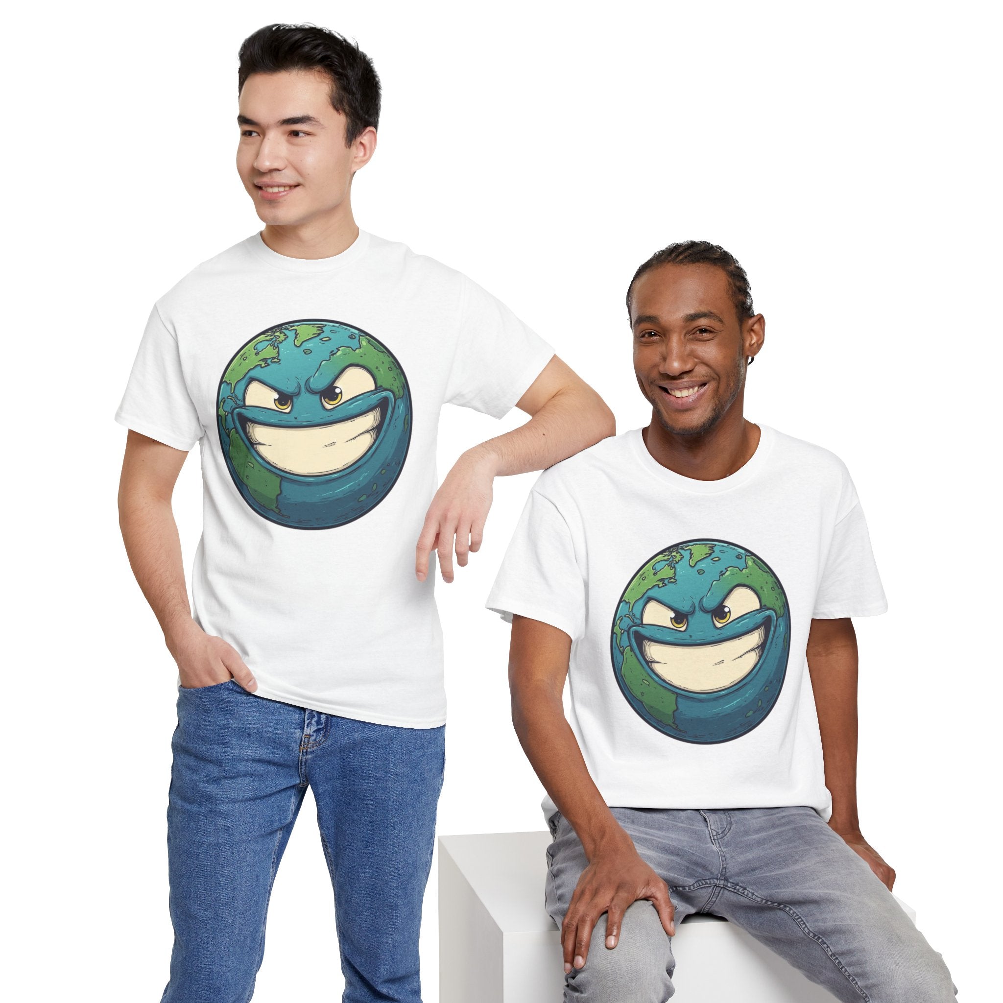 "Smirking Earth" Graphic Tee
