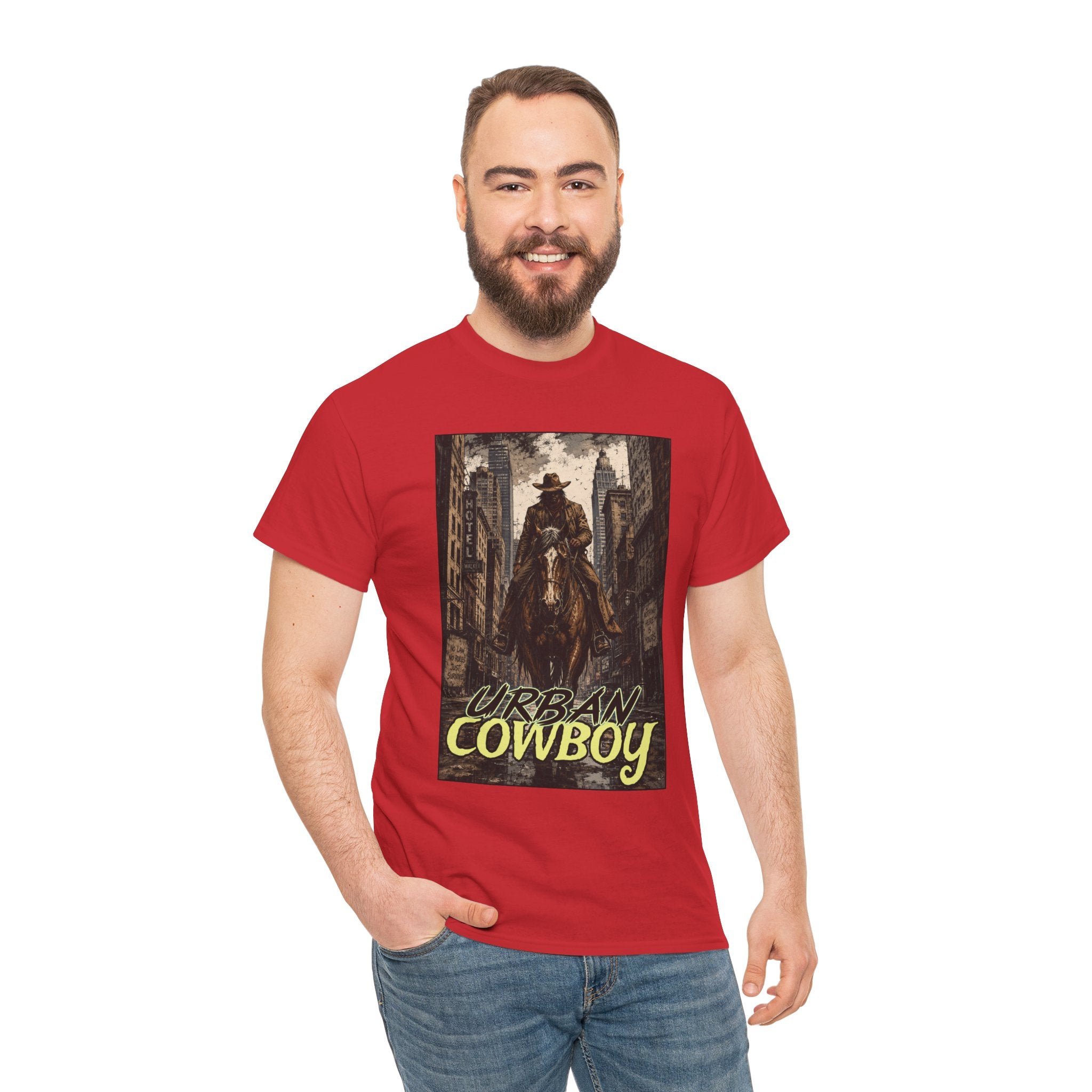 "Urban Cowboy" Retro City Cowboy Graphic Tee