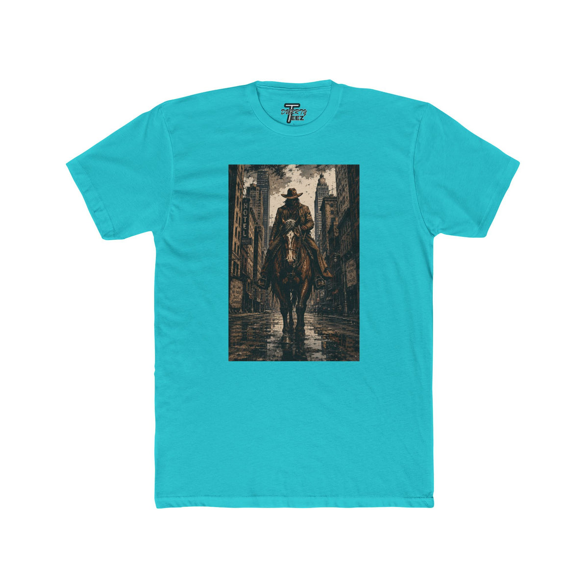 "Urban Cowboy" (No Words) Vintage Western Cowboy City Graphic Tee
