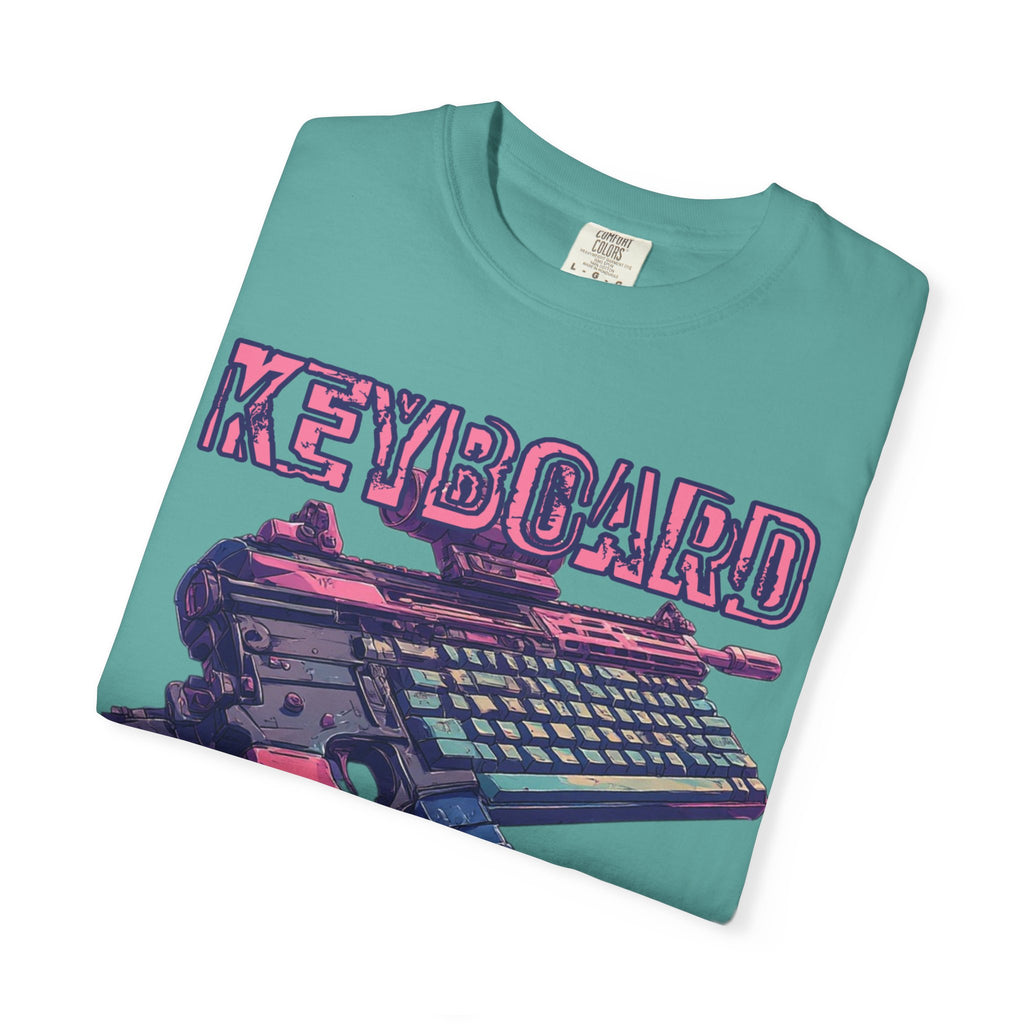 "Keyboard Warrior" Pink Graphic Tee