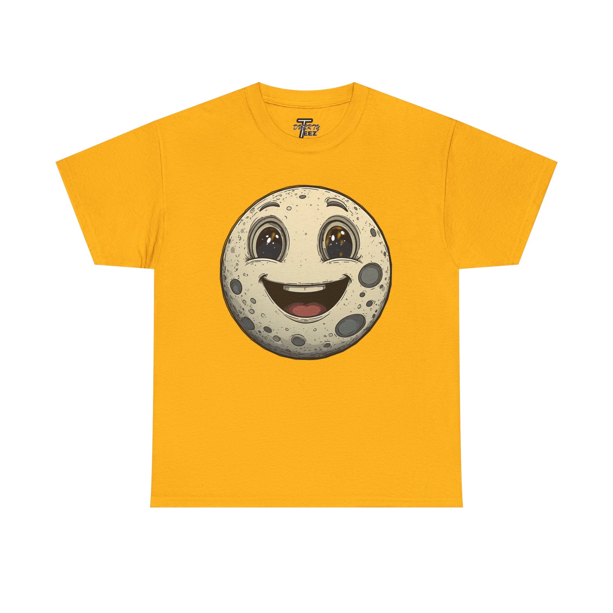 Happy Moonface T-Shirt — Cute Vintage Moon