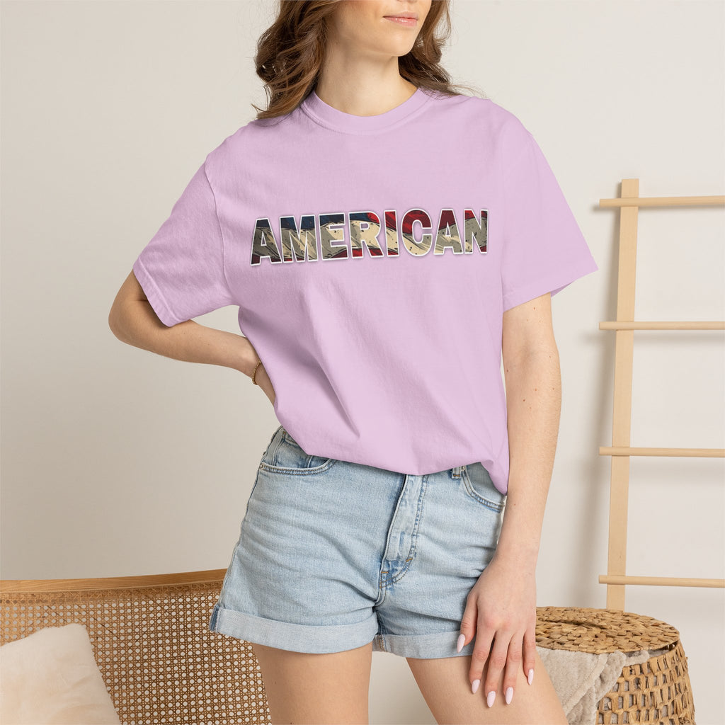 'AMERICAN' Patriotic Graphic Tee