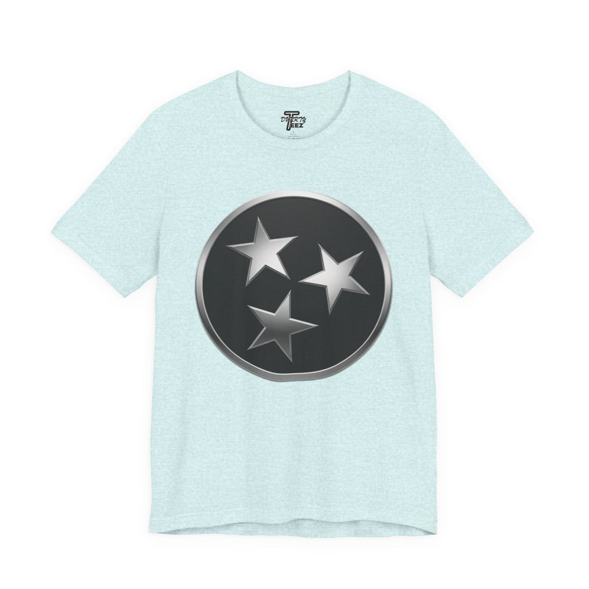 "Tennessee Pride" Metallic Black State Emblem Graphic Tee