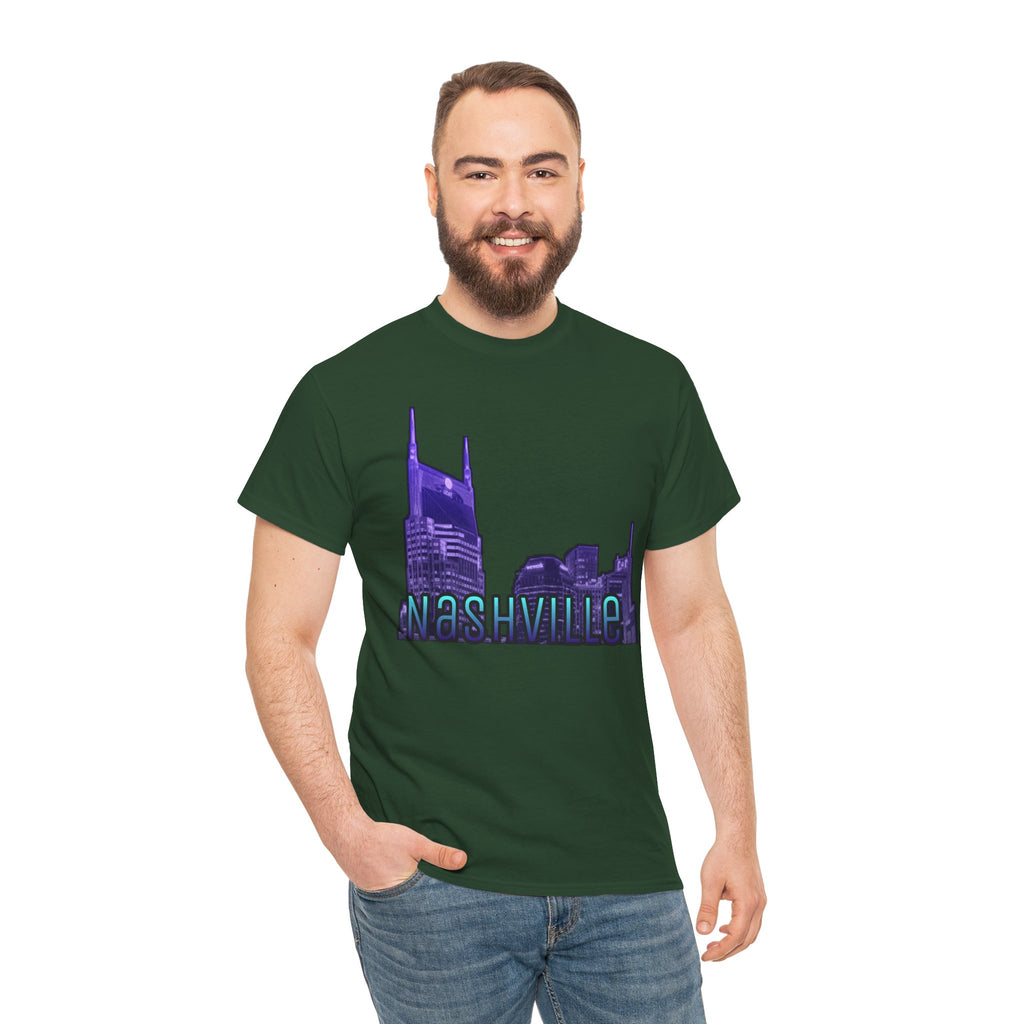 "Nashville Skyline" - Nashville Tennessee Graphic Tee