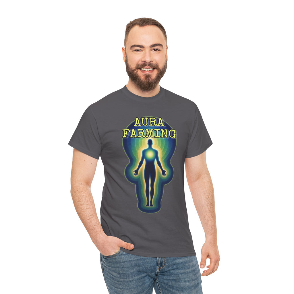 "Aura Farming" — Spiritual Energy Graphic Tee