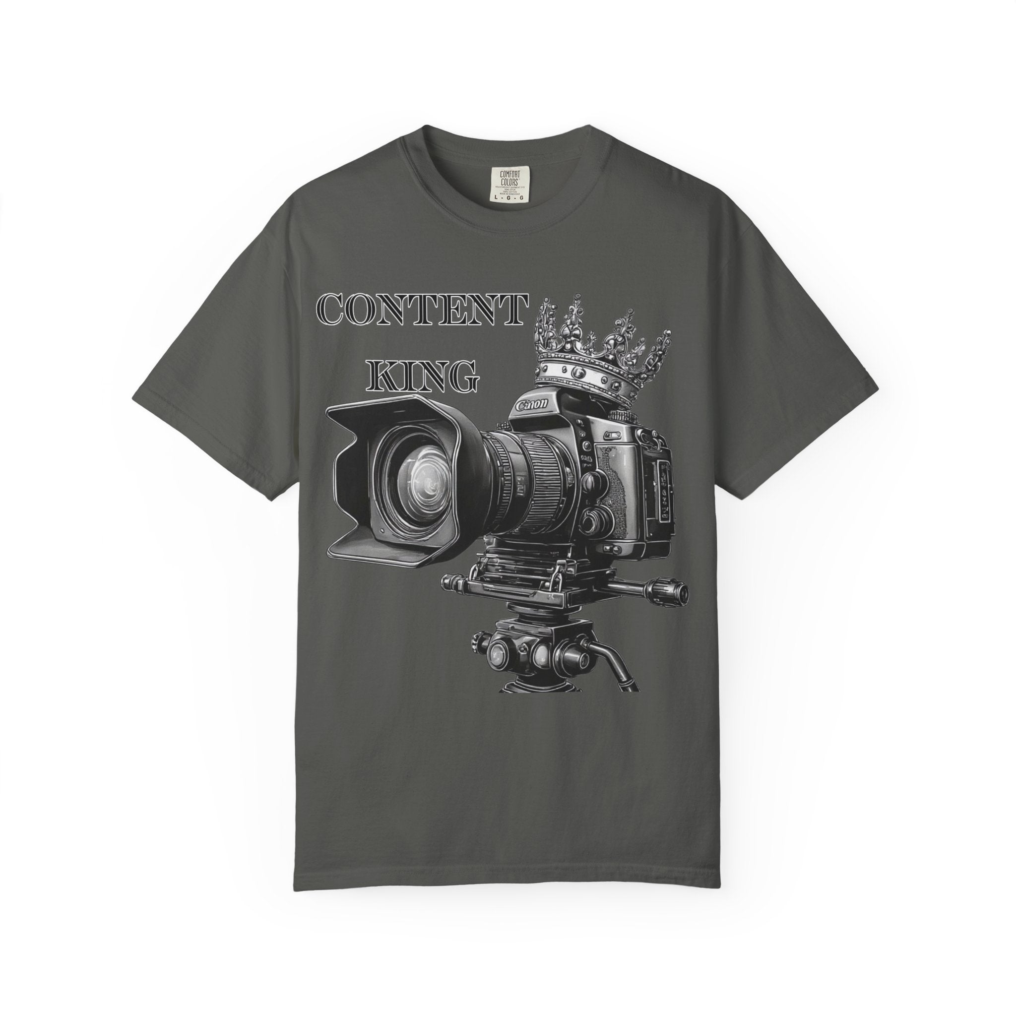 "Content King" Camera Graphic Tee