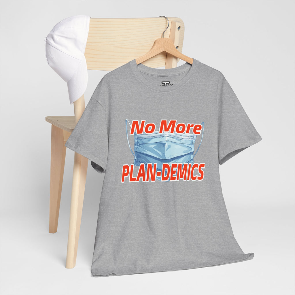 "No More PLAN-DEMICS" Mask Protest Graphic Tee