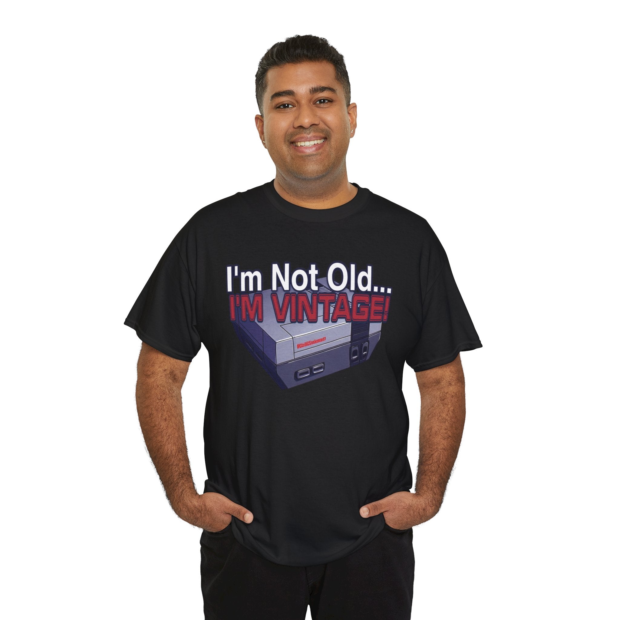 "I'm Not Old... I'm Vintage" Retro Gaming T-Shirt