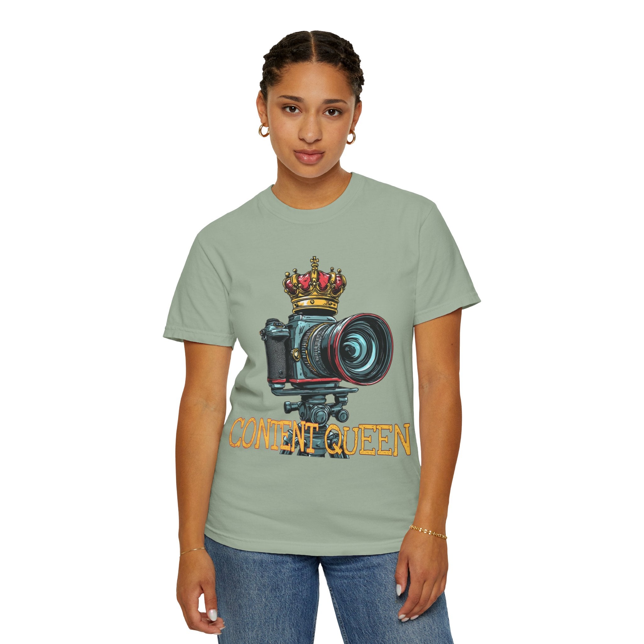 "Content Queen" Camera Graphic Tee