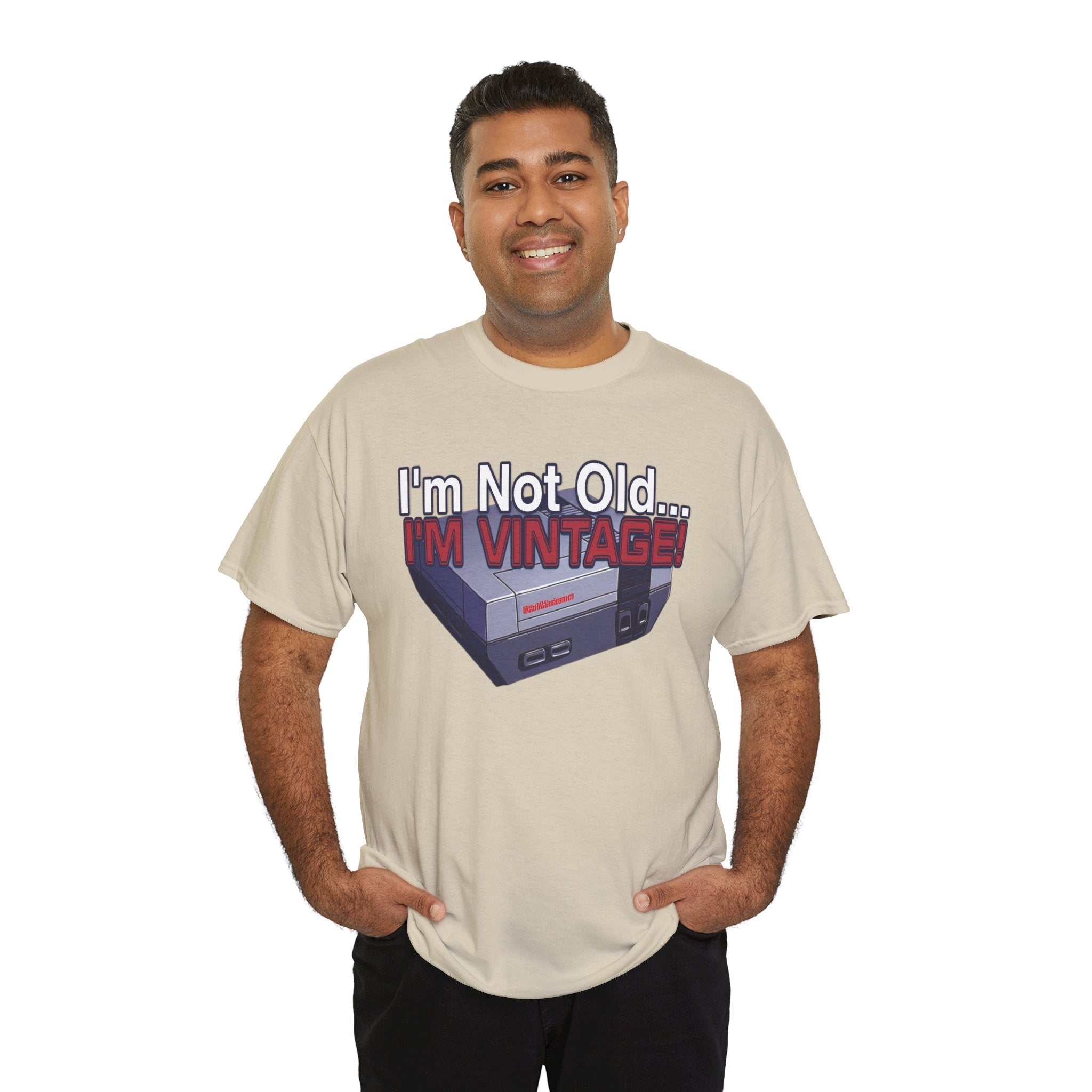 "I'm Not Old... I'm Vintage" Retro Gaming T-Shirt