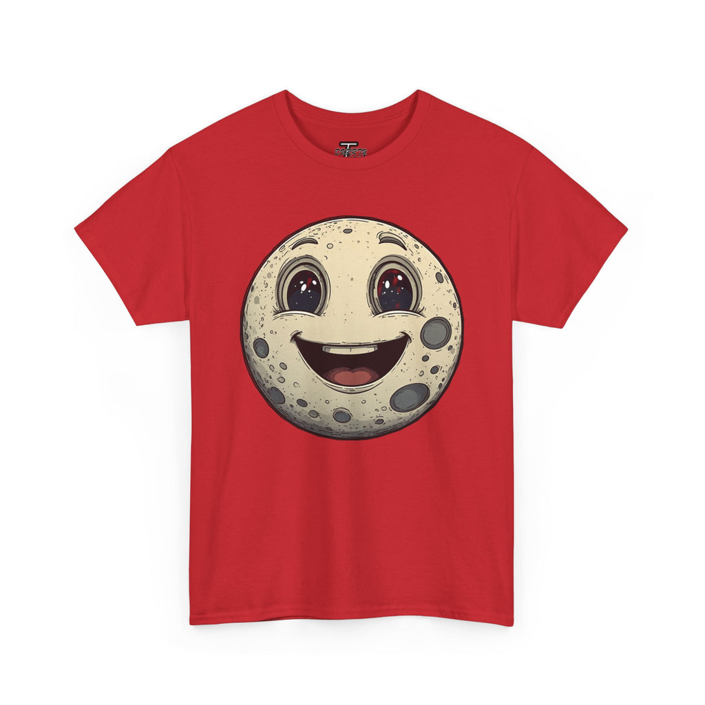 Happy Moonface T-Shirt — Cute Vintage Moon