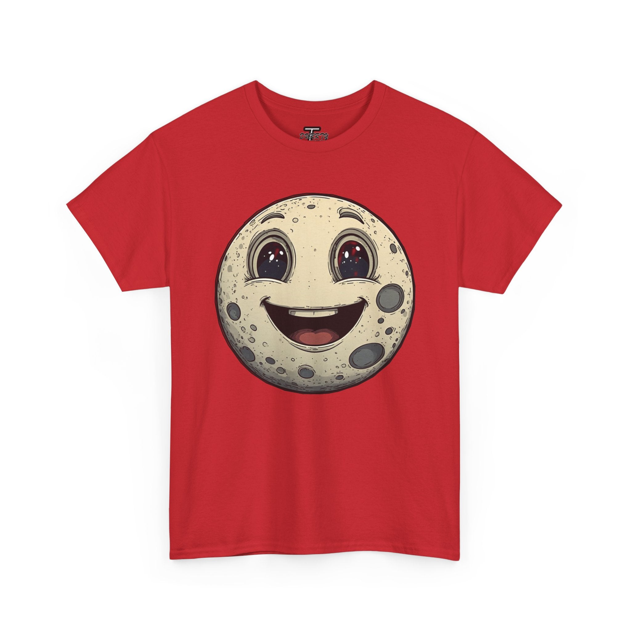 Happy Moonface T-Shirt — Cute Vintage Moon