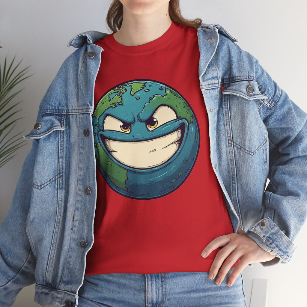 "Smirking Earth" Graphic Tee