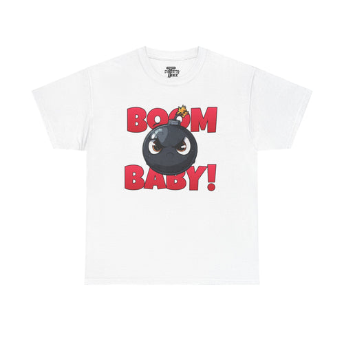 "Boom Baby!" Retro Cartoon Bomb Graphic Tee