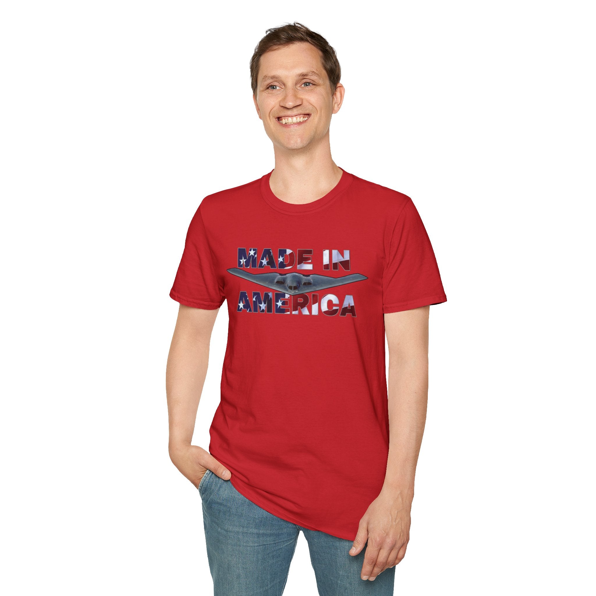 "Made In America" B2 Bomber America 250 Graphic Tee