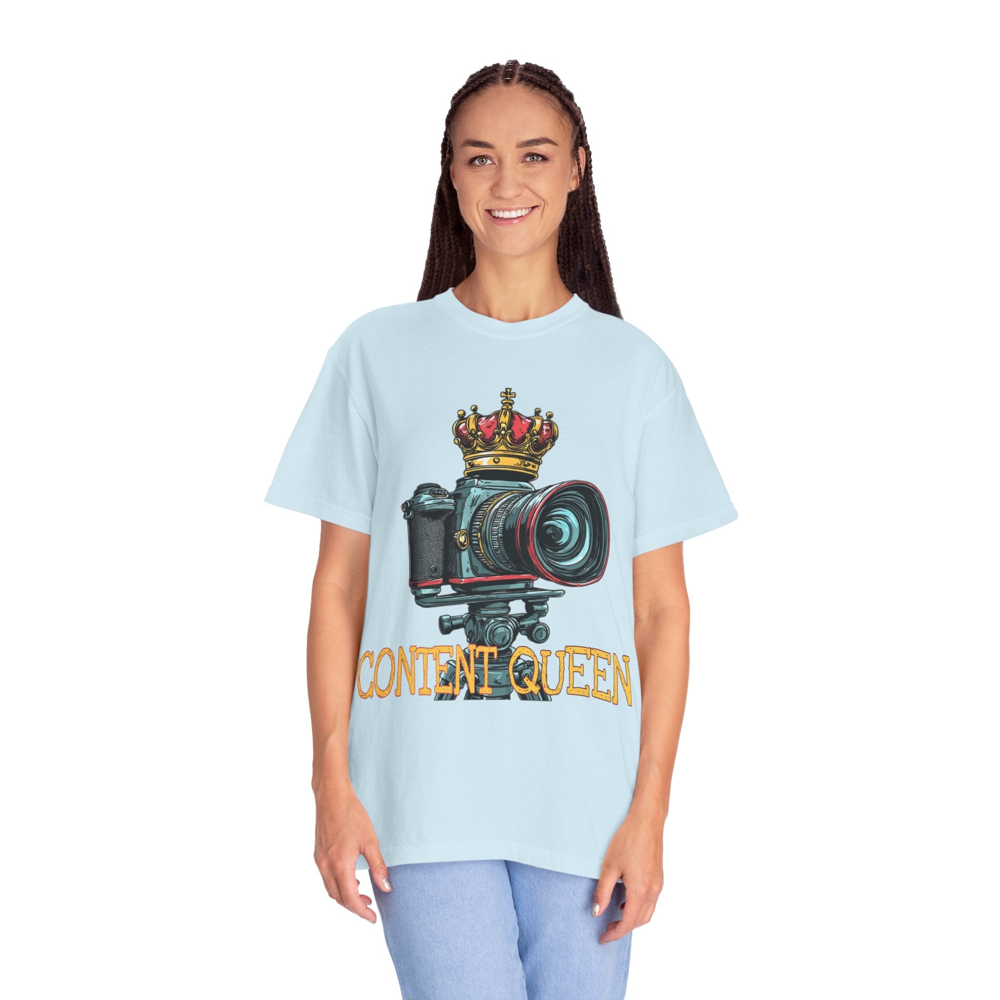 "Content Queen" Camera Graphic Tee