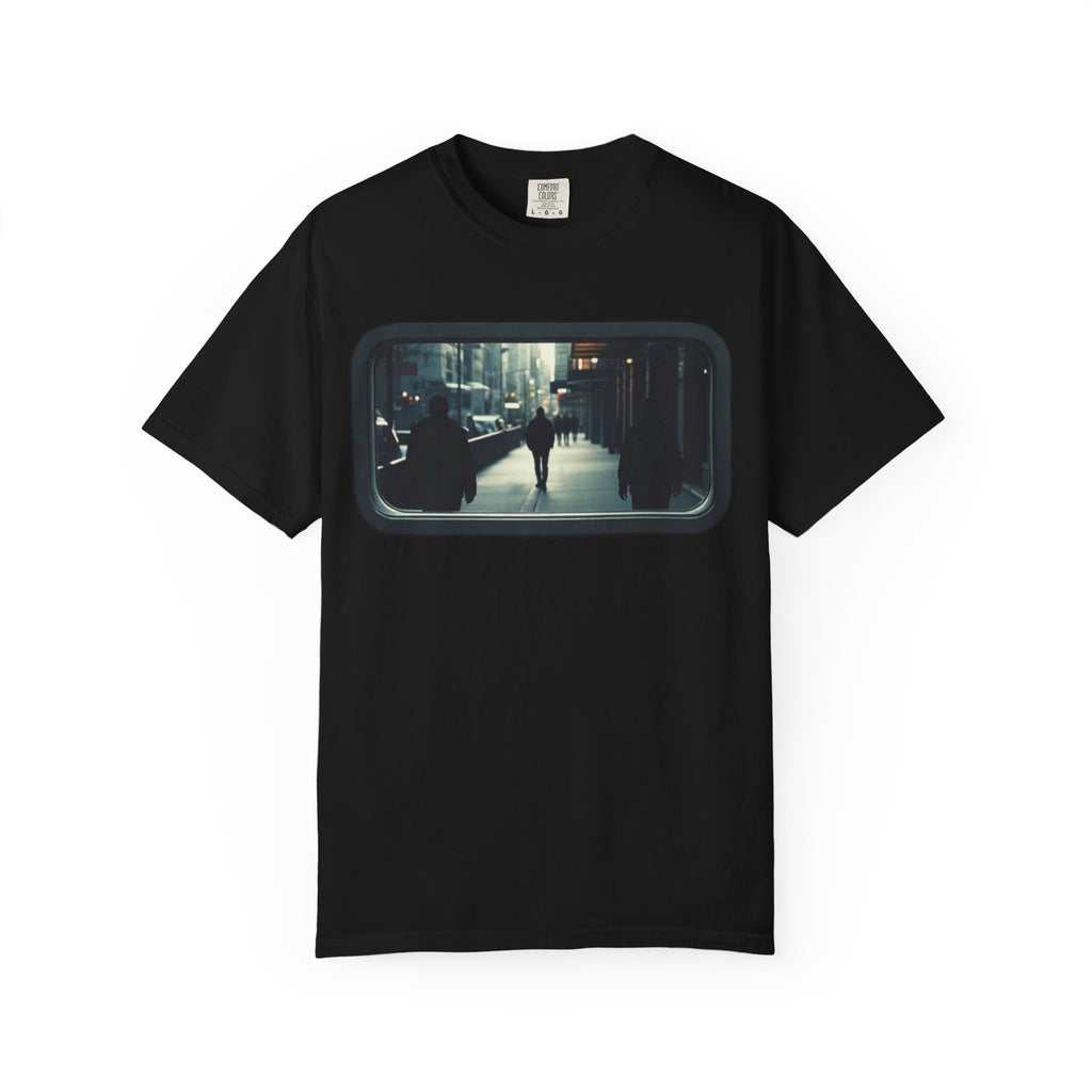 "Outside My Window" Urban Night Commuter Graphic Tee