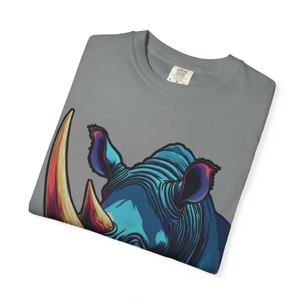 "Rhino Head" Graphic T-Shirt — Bold Animal