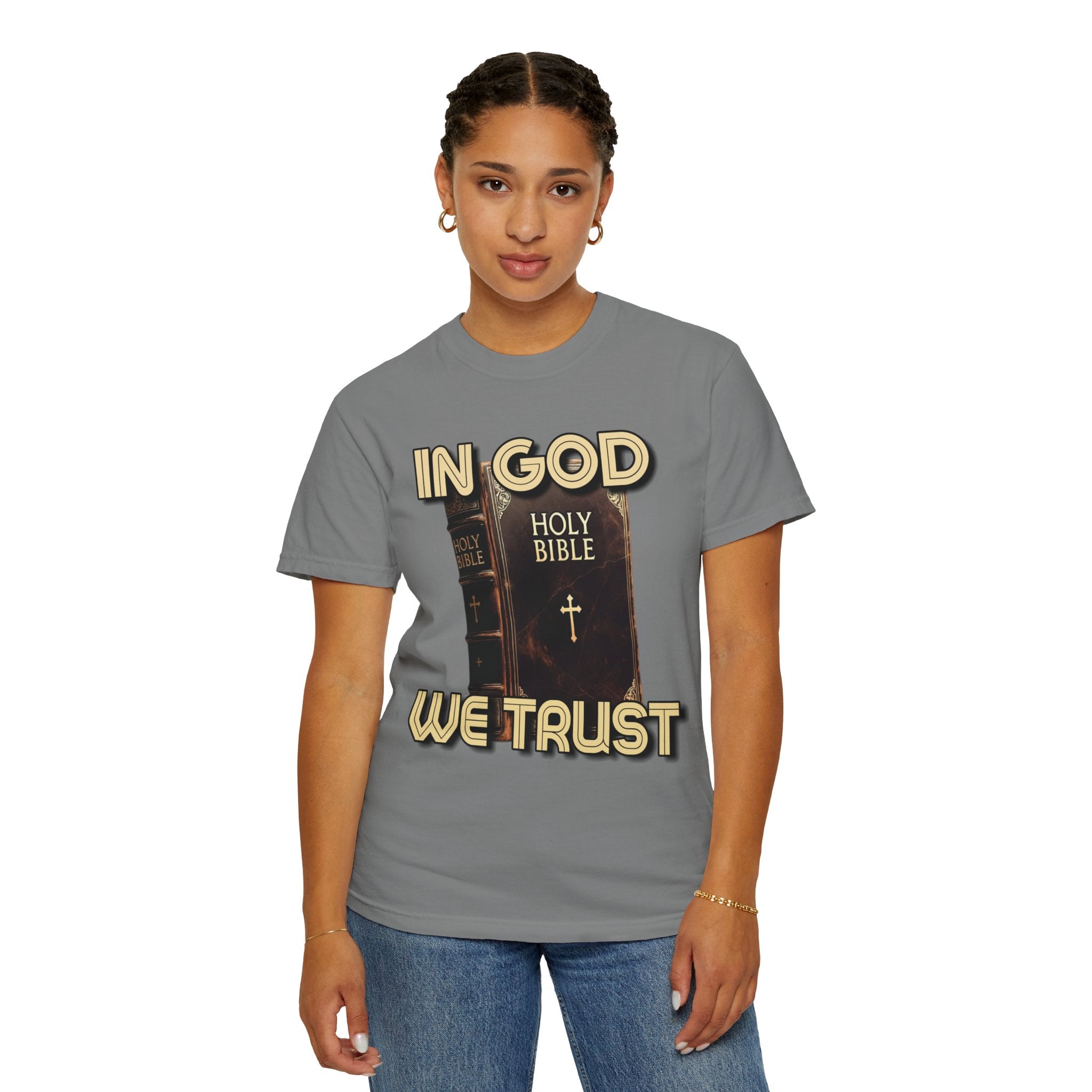"In God We Trust" Faith Graphic Tee
