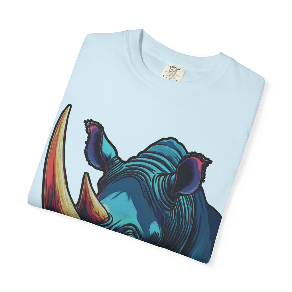"Rhino Head" Graphic T-Shirt — Bold Animal