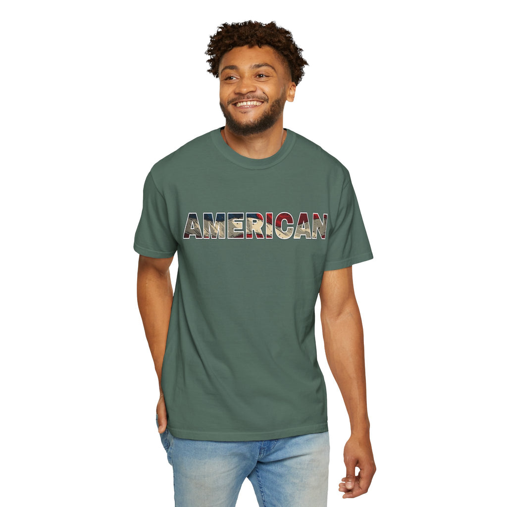 'AMERICAN' Patriotic Graphic Tee