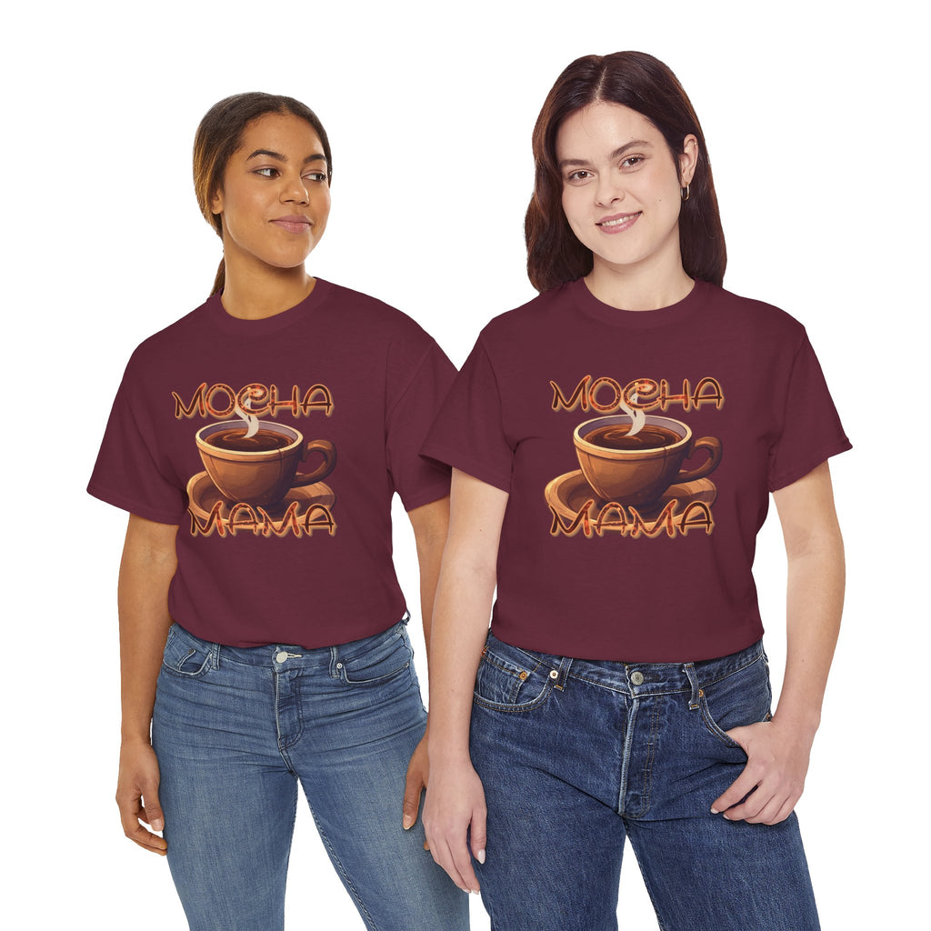"Mocha Mama" — Coffee Lover Graphic Tee