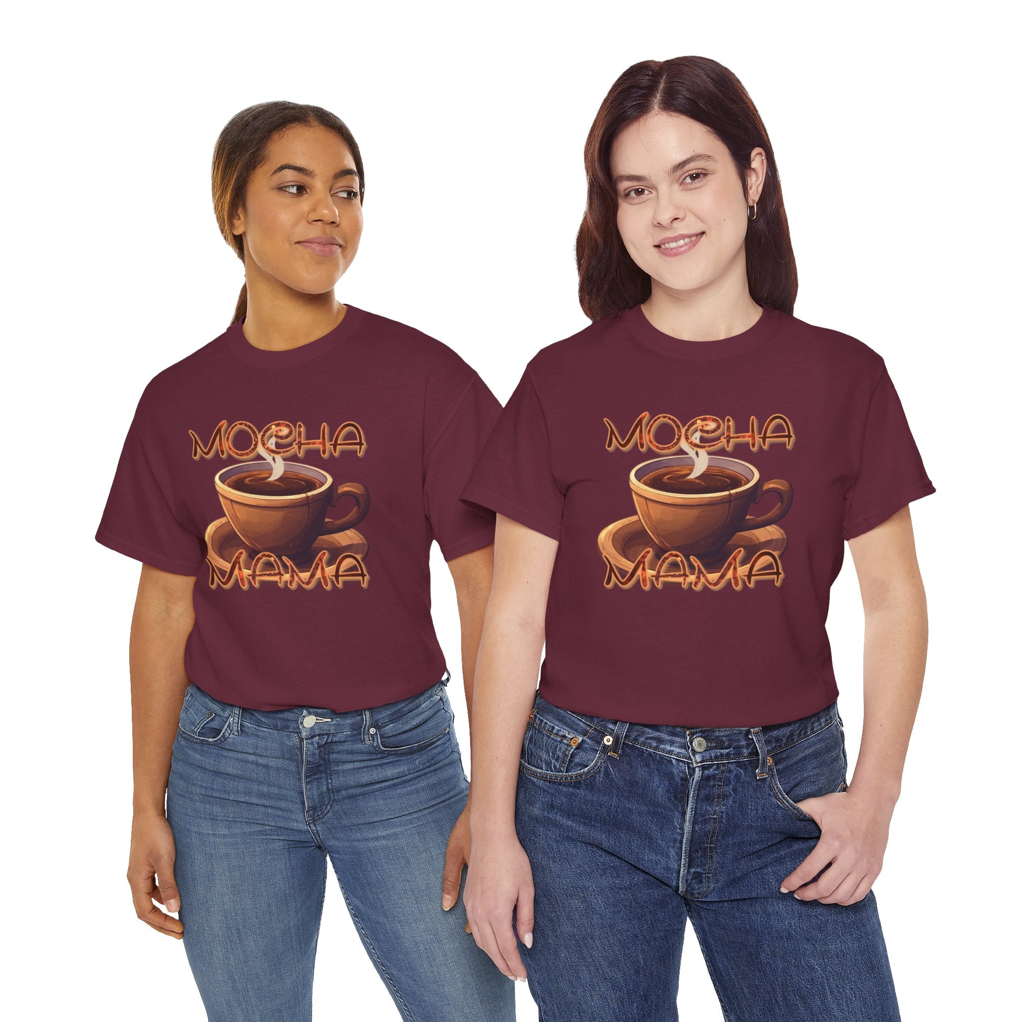 "Mocha Mama" — Coffee Lover Graphic Tee