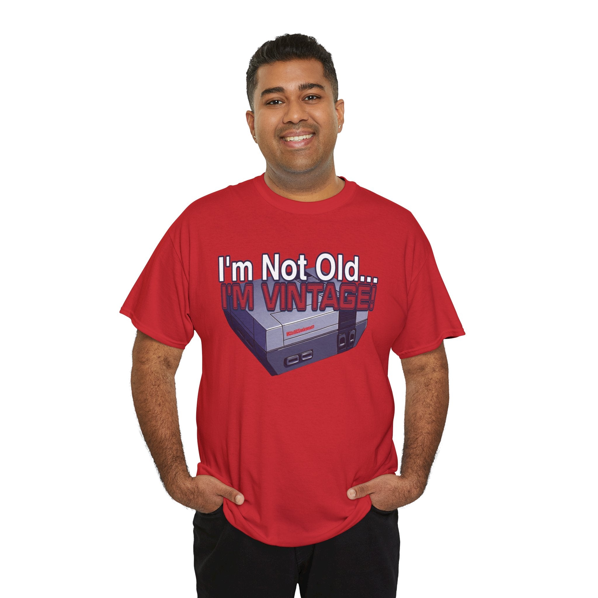 "I'm Not Old... I'm Vintage" Retro Gaming T-Shirt