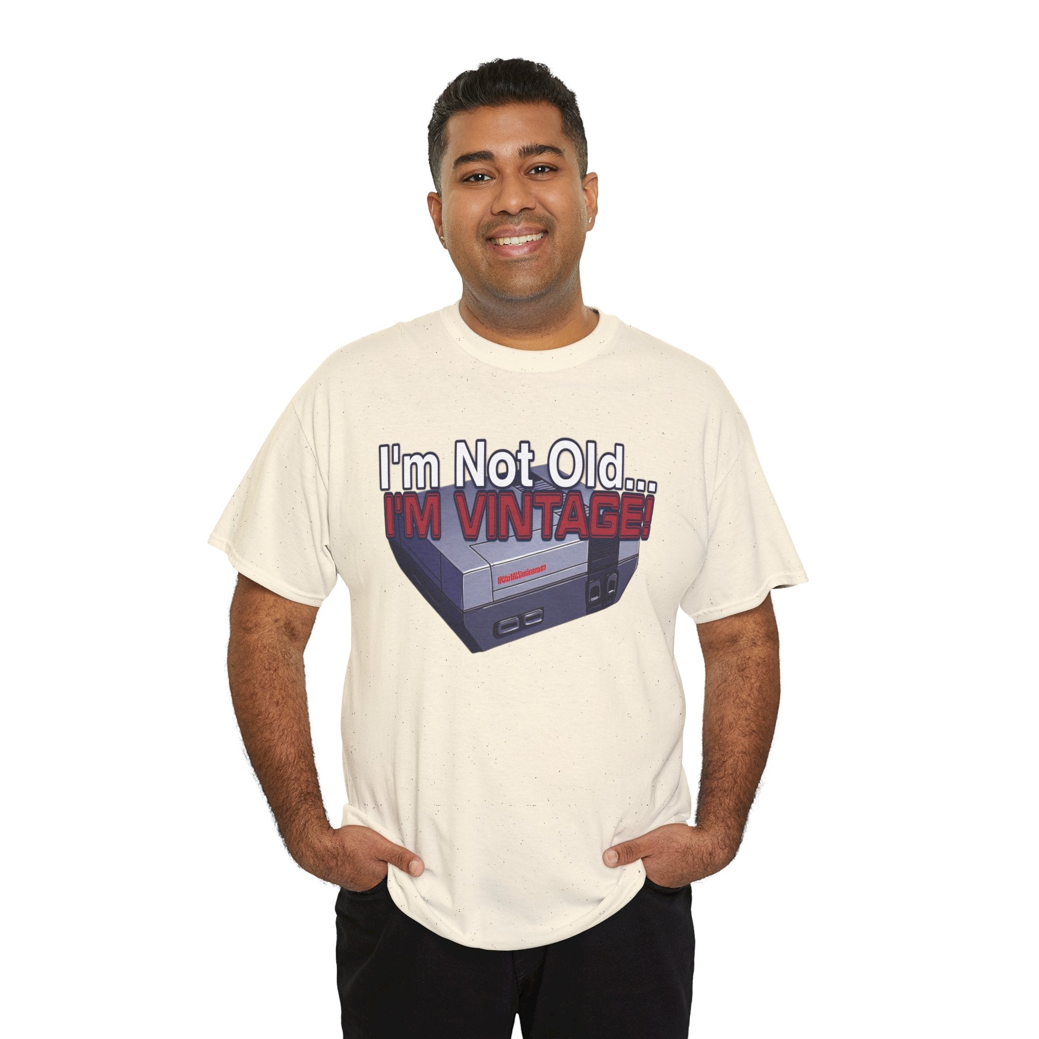 "I'm Not Old... I'm Vintage" Retro Gaming T-Shirt