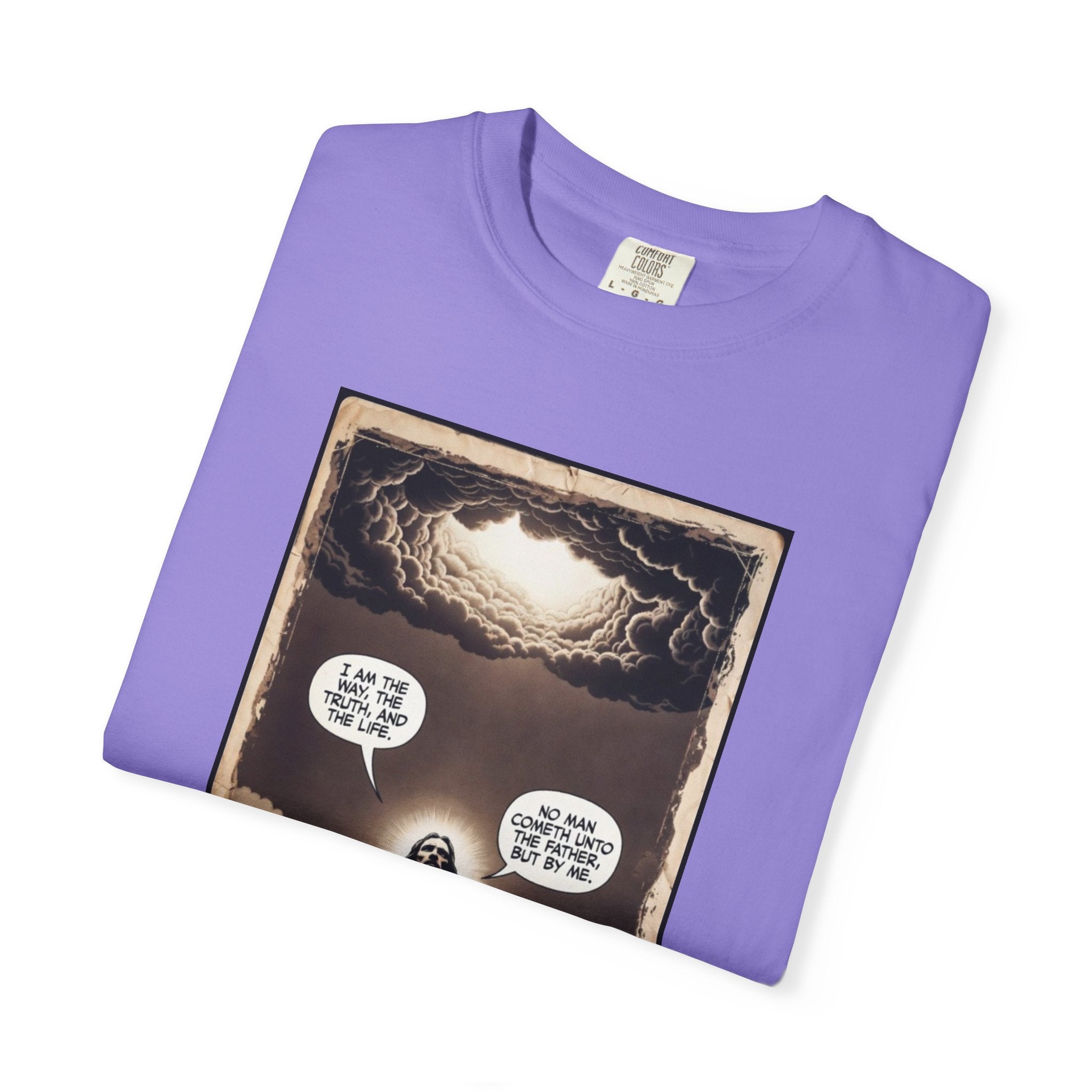 Jesus Comic Panel "I Am The Way" Graphic Tee