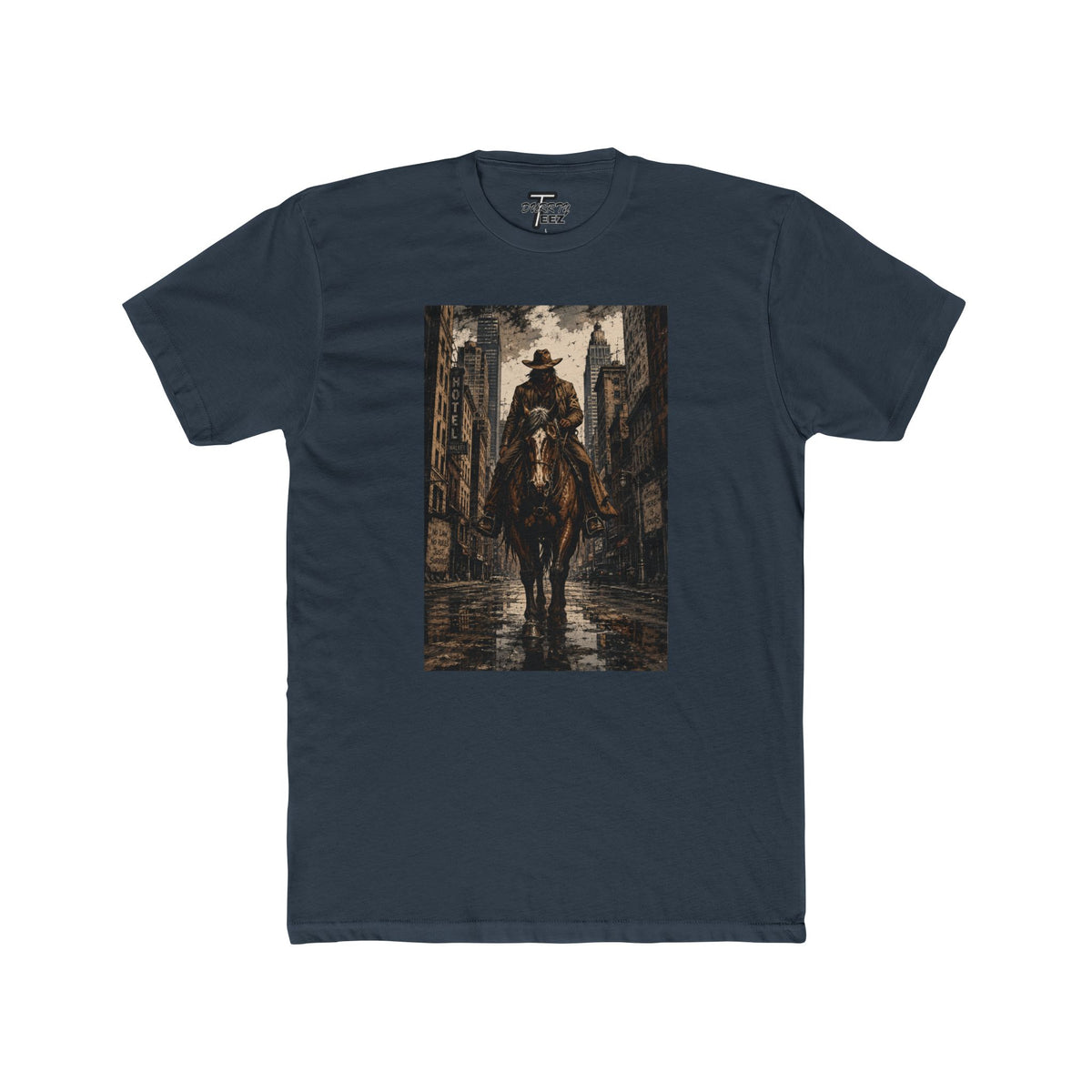 "Urban Cowboy" (No Words) Vintage Western Cowboy City Graphic Tee