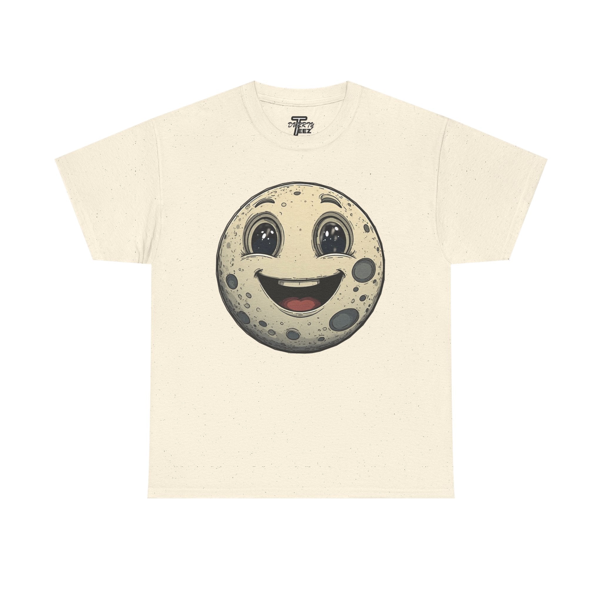 Happy Moonface T-Shirt — Cute Vintage Moon