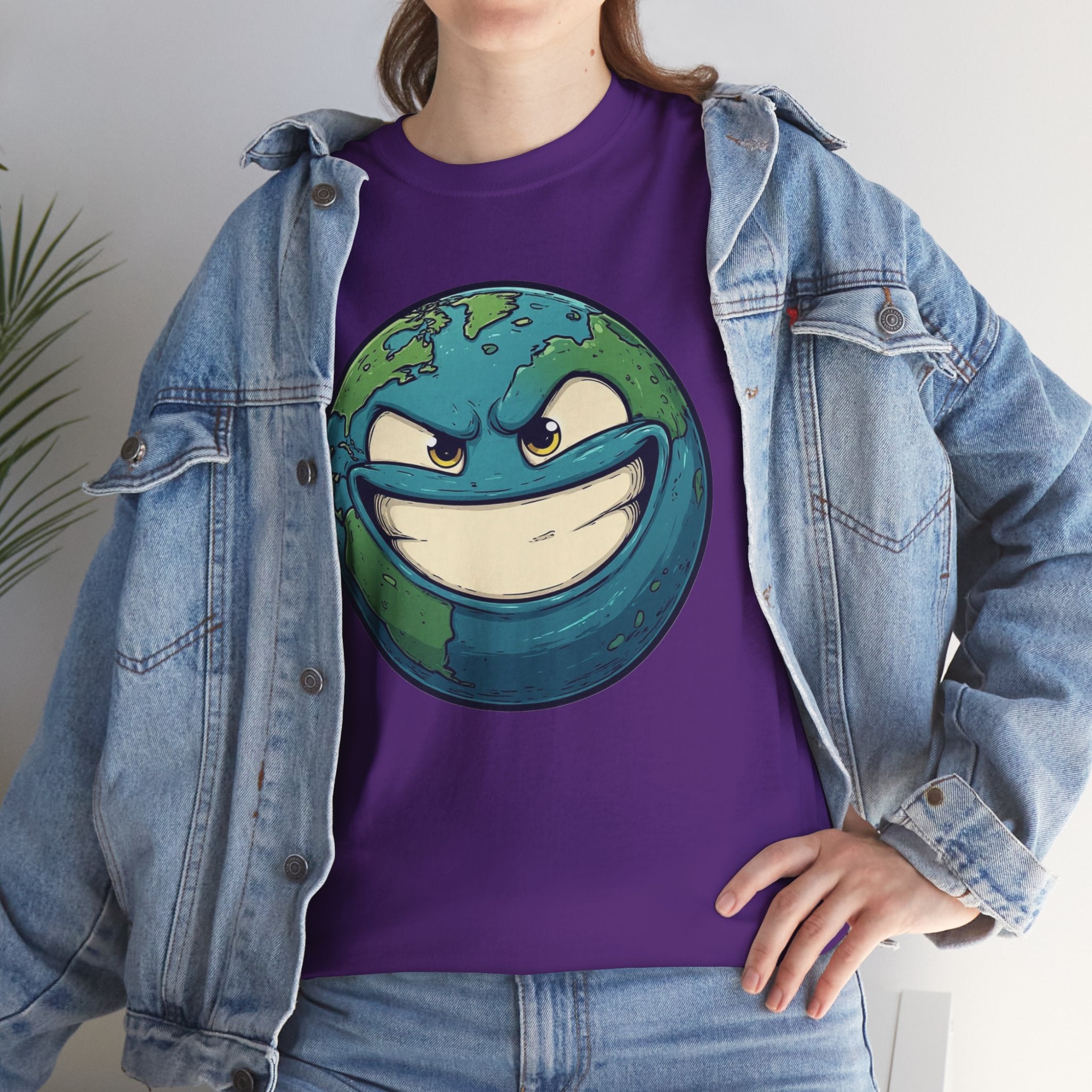 "Smirking Earth" Graphic Tee
