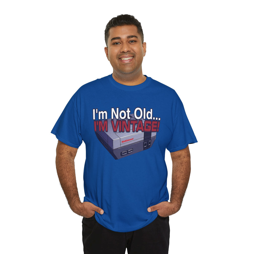"I'm Not Old... I'm Vintage" Retro Gaming T-Shirt