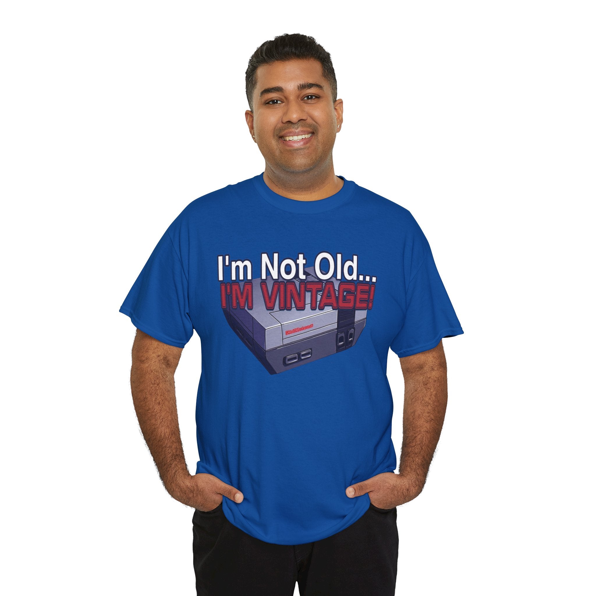 "I'm Not Old... I'm Vintage" Retro Gaming T-Shirt